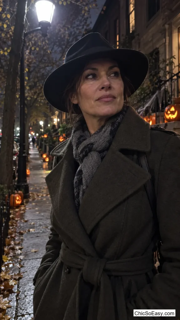 Wool Trench Coat Film Detective